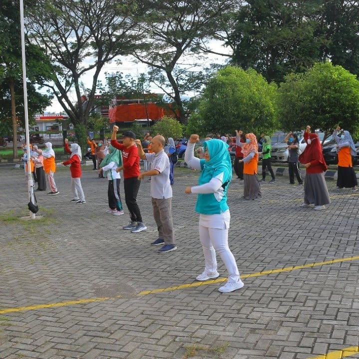 RSJ MUTIARA SUKMA SENAM PAGI TINGKATKAN IMUNITAS DI MASA PANDEMI